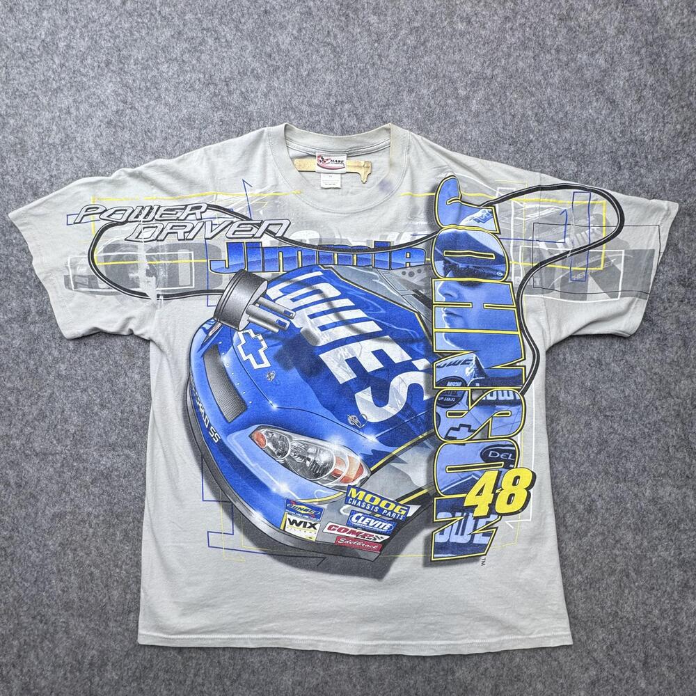 Jimmie Johnson Vintage Shirt Mens XL NASCAR Lowe's 48 Racing Chase Authentic Tee